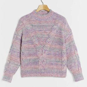 💜✨Anthropologie Maeve Lavender Rachel Knit Sweater✨💜